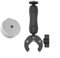 Mount kit for Starlink Mini, Adjustable Round tube clamp with Aluminum alloy adapter Designed for use with the pipe adapter, nternet Satellite Mounting Kit, suitable for RV ladders, roofs, and poles