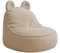 chilly pilley® Bodenkissen für Kinderzimmer Mumin Kissen Kuschelig Beanbag Sitzsack aus Cord (Creme)