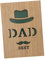 DIYEAH Vatertagskarte holzkarten vatertagsgeschenk vatertag father's day Vatertagsgrußkarte Grußkarten Vatertag Papa Holzgrußkarte für Vater Holzsegenkarte für Vater Green
