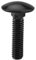 Schlossschrauben, schwarzer 304 Edelstahl M3 M4 M5 M6 M8 M10 M12 Schlossschrauben mit Rundkopf und Vierkanthals(M10x80mm 1pc)