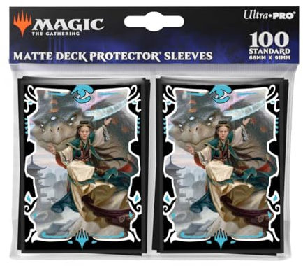 Ultra PRO - Tarkir Dragonstorm Shiko and Narset, Unified (Jeskai Striker Commander Deck) 100ct Deck Protector Sleeves for Magic: The Gathering | Magic Gathering Accessories MTG Card Protection TCG
