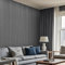Tarwanear Grey Wallpaper for Living Room 3 Rolls - 15.09m² Dark Grey Wood Panel Wallpaper Realistic Wood Slats Wallpapers Vertical Stripe Decor Wallpapers for Feature Walls Bedroom Hallway