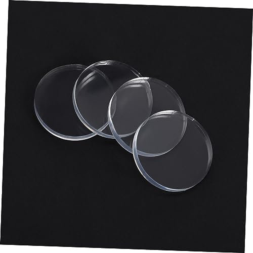 Tofficu 1 Satz Saugnapfdichtung Saugnäpfe Für Einfach Form Dämpfer Haftet Glasplatten Saugnapf Anti-Spacer Antirutschpad Glasplatte Glastisch Gummipuffer Glasauflage Pp-Kunststoff 10 Stück