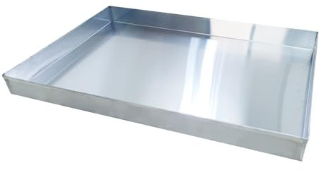 304 Stahl Kondensat-Ablaufwanne 1mm Automatische Auffangwanne für Innen Außen Klimaanlagen Ideal als Ölauffangwanne Große Wasserschale(120x60cm/47x24in)