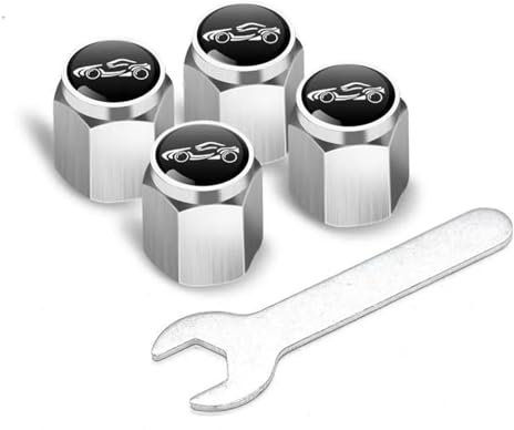 LSYZGRBC Auto Reifen Ventilkappen, for BMW M M2 M4 M5 M6 M8 X1 X2 X3 X5 X6 M135i M240i Z4 328i Wasserdicht Staubdicht Anti Rost Universal Anschraubbarer Kappen ZubehöR