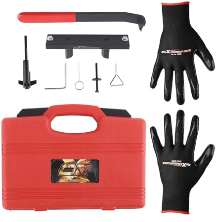 maXpeedingrods Zahnriemen Wechsel Werkzeug für Audi A3 A4 B6 A6 C6 TT & für VW Golf V für Touran (03-10), Motoren: AWA/AXX/BPY/BWE, OE: T40011 T10115 T10092 T10060A T10252 3366