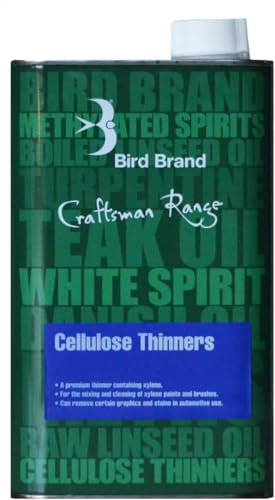 1L, Craftsman Range Cellulose Thinners, Xylene Paint Thinner, High Strength Solvent for Paint Thinning, Brush Cleaning & Degreasing, Fast Evaporating Liquid for Automotive, DIY, and Industrial Use