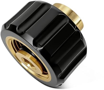 Adattatore per idropulitrice Kärcher M22 x 1,5 su 1/4 – Adattatore filettatura interna M22 x 1,5 su 1/4 per idropulitrice ad alta pressione, adatto per Kärcher, Kränzle, Nilfisk, robusto e durevole