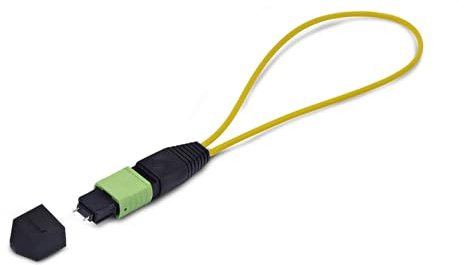 StarTech MPO Loopback-Stecker, Singlemode 9/125 MPO-12 männlicher Glasfaser Loopback-Adapter, MPO/MTP-APC Teststecker