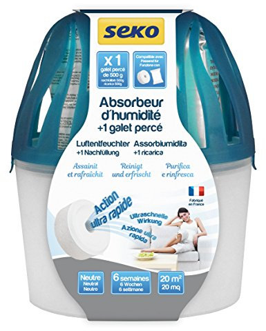 Seko Absorbeur d'humidité Jungle Medium + 1 galet percé 500g neutre