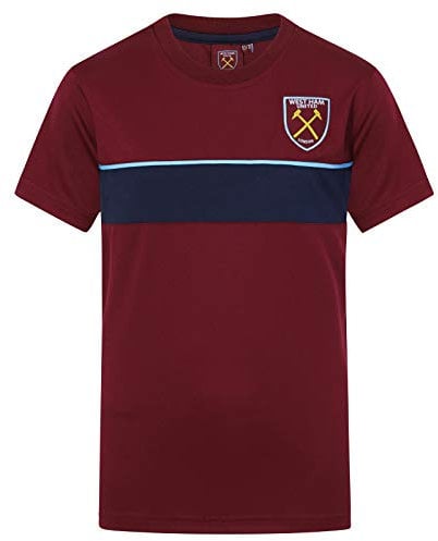 West Ham United FC Official Gift Boys Poly T-Shirt Claret 6-7 Years SB