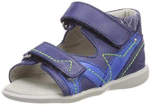 Däumling Bodil, Unisex Baby Sandalen, Blau (Seta Jeans 42), 21 EU (18-24 Months Baby UK)