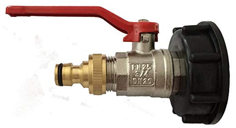 3/4 IG IBC Container S60 + Steckkupplung + 3/4 Kugelhahn