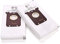 Rediboom Lot de 10 sacs à poussière en tissu pour Electrolux S-Bag AEG GR201 Philips FC8021 E201 E201B