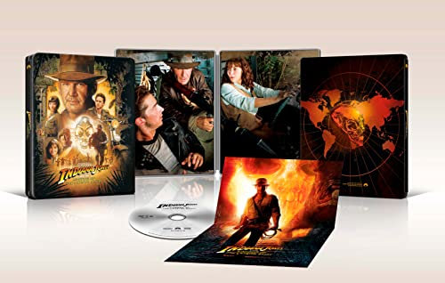 Indiana Jones y El Reino De La Calavera De Cristal (Steelbook) (4K UHD + Blu-ray)