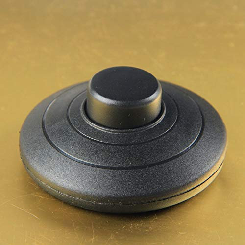 1 pcs noir Pied de lampe Interrupteur Pousser Pedale Interrupteur au pied