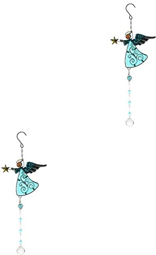 SOLUSTRE 2 Stück Verlängerung Windkette Feier Fee Dekoration Vintage Für Ersatz Ornamente Dekoration Licht Lampe Drop Pull Suncatcher Fünfzackige Ketten Tropfen Zubehör