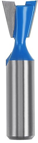 sourcing map Zinken Router Bit 1/2 Schaft 5/8 Durchm. Wolfram Hartmetall 14 Grad Zinken Gelenk Tischler Bit für Schublade Schrank Box Gelenke Herstellung Holzarbeiten