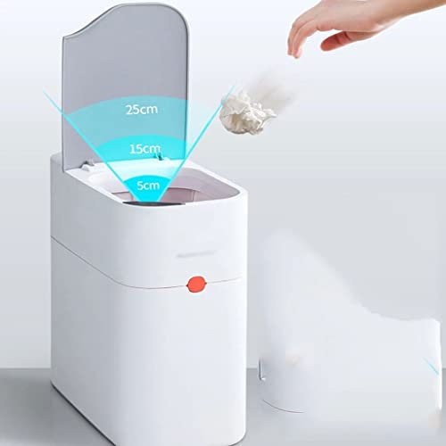 TEmkin Papelera con Sensor inteligente, papelera automática, papelera para baño, cocina, papelera táctil eléctrica