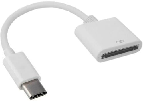 Câble adaptateur 30 broches femelle vers USB 3.1 Type-C USB-C pour synchronisation de données et de charge de téléphone portable, adaptateurs OTG câbles USB, accessoires, blanc 30 broches vers USB C