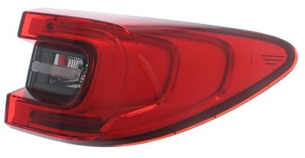 XYZ Parts Rear Tail Light For Renault Kadjar Hatchback 2015-2019 | Part LED Type , Smoked Indicator , With Bulb Holder , For UK Drivers Side Right Replacement