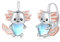 StoryEtain Axolotl Creolen 925 Sterling Silber Axolotl Ohrringe Axolotl Creolen Ohrringe Mondstein Axolotl Leverback Ohrringe Mondstein Schmuck Geschenke für Damen Frauen Geburtstag