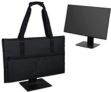 iFCOW Tragetasche für Desktop- Computer, 24 Zoll tragbare Desktop- Computer- Aufbewahrungstasche Monitor- Staubschutz mit Handgriff Strap