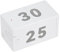 Digital Cube Timer Mit Schwerkraftsensor, 1/2/3/5/10/15/20/25/30/55 Min. Optional, Flip-Würfel Mit LED-Display und Tonalarm für Arbeit, Studium, Meeting, Kochen, Fitness