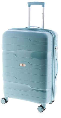 GLADIATOR Mittelgroßer Koffer, 80 l, erweiterbar, 4R, sehr Robustes Polypropylen, Boxen
