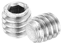 QUARKZMAN 10 Stück Gewindestifte, M2x2mm Madenschrauben 304 Edelstahl Kopf-Innensechskantschrauben Flachpunkt-Grubenschraube für Türgriffe, Leuchtenreparatur, Silber