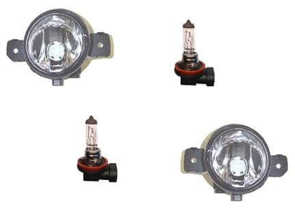 Johns, Nebelscheinwerfer H11 Links & Rechts Set passend für Nissan NV400 & Leuchtmittel