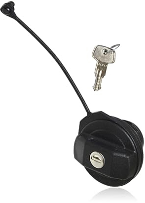 Locking Fuel Tank Filler Cap with Keys,Replacement for Land Rover Defender,LR075664 Oil Filler Cap,Secure Locking Mechanism LR032977 Car Petrol Locking Lid Compatible with Land Rover 90 110 130