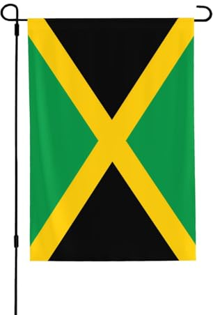 Bandiera della Giamaica. Adatta per interni ed esterni, perfetta per casa, giardino, eventi e manifestazioni patriottiche.