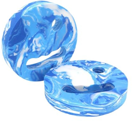 Aqua Fitness Scheiben, 2X Eva Aqua Fitness Gerät, Handgerät Schwimmtrainings Kickboards, Wassergymnastik Zubehör, Training Trainingsscheiben Für Erwachsene, Kinder (18x3 cm)