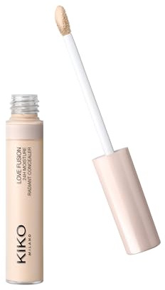 KIKO Milano Love Fusion 24H Moisture Radiant Concealer 1, Feuchtigkeitsspendender Concealer, Hält Bis Zu 24 Stunden Und Gibt Ein Strahlendes Finish