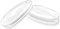 BlazerBuck Clear Replacement Nose Piece Pads for Oakley Feedback Sunglass OO4079-1 Pair