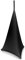BeamZ LSS12B Speaker Stand Cover Scrim - 120cm Black Lycra DJ Tripod Stretch Fabric - Flame-Retardant Professional PA Accessory for Weddings, Events, Clubs & Mobile DJs