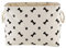 Bone Dry Pet Storage Collection Pfoten-und Knochenaufdruck, Baumwolle, schwarz, Medium Rectangle
