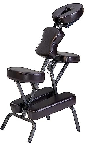 Master Massage Bedford Massagestuhl tragbar und leicht mit komfortabler Tragetasche einfach klappbar Braun