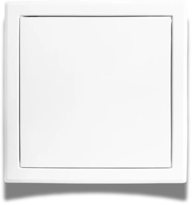 AirTech-UK Metal Access Panel – Loft & Inspection Hatch – Wall & Ceiling Panel – Push Lock & Open – Epoxy Powder Coating for Corrosion & Rust - Use as Meter Box, Fuse Box Cover (300 x 400 mm)