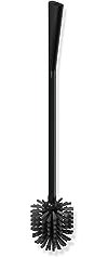 HEWI WC-Bürste 801 (Farbe Tiefschwarz, Toilettenbürste ohne Behälter, Grifflänge 140 mm, Gesamtlänge 540 mm, Bürstenkopf schwarz, Bürste auswechselbar) 801.20.010 90