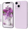 KPPIT Compatible with iPhone 14 Plus case,Silicone Case,Ultra Slim Soft Gel Anti-Scratch,Microfiber Lining,Rubber Shockproof Case Cover iPhone 14 Plus 6.7 inch, Grass Purple