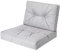 HOBBYGARDEN Outdoor Kissen KAJA 68x68 cm, Asche – Bequemes Sitzpolster für Gartenmöbel, Balkon & Hollywoodschaukel | Palettenkissen & Stuhlkissen für Indoor & Außen
