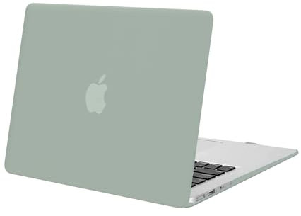 MOSISO Hülle Kompatibel mit MacBook Air 13 Zoll (Modelle: A1466/A1369, Ältere Version 2010-2017 Freigabe), Schützende Plastik Hartschale Schutzhülle Case, Antikes Grün