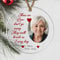 Personalised Memorial Photo Christmas Bauble - In Loving Memory Customised Bauble with Photo - Memory Keepsake (Those we love, Acrylic Indoor & Outdoor Use 9cm x 9cm)