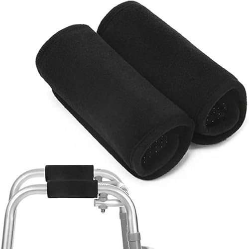 NHPY NHP Geharm-Griffpolster,1 Paar Weiche,Krücken Griffpolster,Cushion Grip,mit Schwamm Gepolsterte Krückengriffabdeckungen,Gehhilfe-Abdeckung,Pads Zur Linderung von Schmerzen,Krücken Zubehör