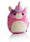 Squishmallows Lola The Unicorn Plush Portable Speaker, 10 Meter Bluetooth Range, Volume Control, Rich Stereo Speaker Sound, Quick and Easy Automatic Device Pairing, Play, Pause and Skip Buttons