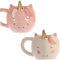 OFFSCH Adorable Taza de Cerámica con Forma de Unicornio Taza de Porcelana Blanca para Té Café Y Leche Elegante para El Hogar Y La Oficina