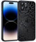 Coiwxmoi Magnetische Handyhülle für iPhone 14 Pro 6,1 Hülle, Kompatibel mit MagSafe, Aesthetic Leopard Muster Transluzente Mädchen Case, Matte PC Dünn TPU Bumper Stoßfest Schutzhülle - Schwarz 02