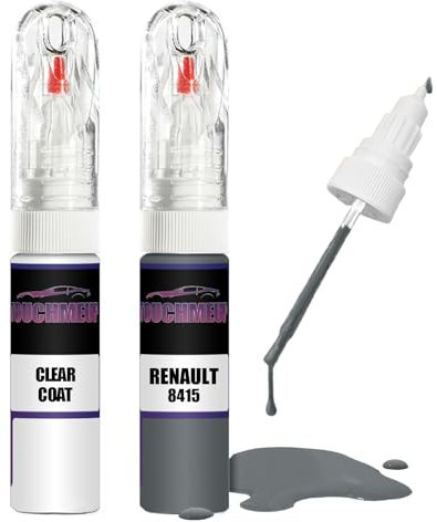 Für Renault Gris Carbon 8415 + Klarlack-Fixier-Set